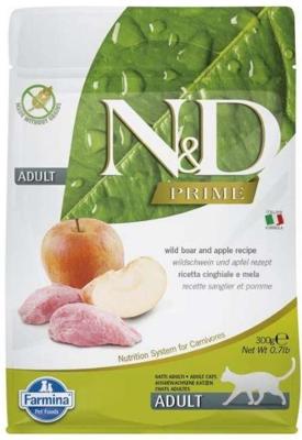 FARMINA N&D Prime Cat Boar and Apple Adult - droog kattenvoer - 300 g