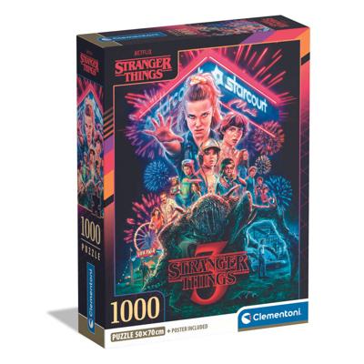Clementoni puzzel Stranger Things S3 - 1000 stukjes