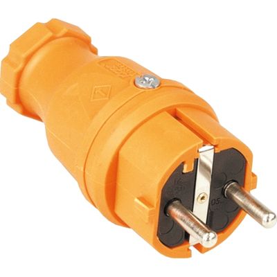 Rubberen stekker "SIROX" oranje IP44