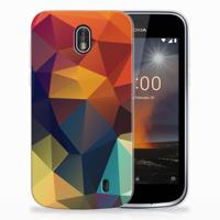 Nokia 1 | TPU Hoesje | Polygon Color