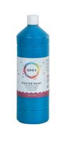 Plakkaatverf qrea blauw 1000ml
