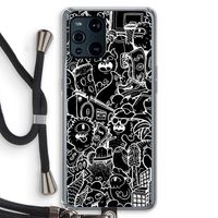 Vexx Black City : Oppo Find X3 Transparant Hoesje met koord