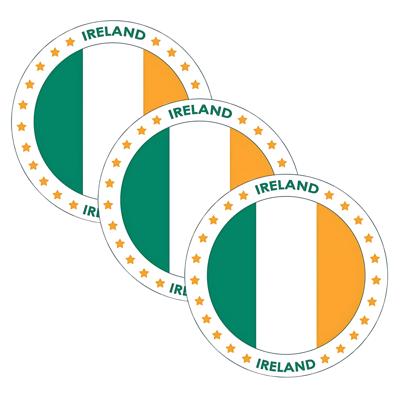 Bierviltjes Ierland - 75x stuks - landenthema - versiering - onderzetter