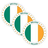 Bierviltjes Ierland - 75x stuks - landenthema - versiering - onderzetter