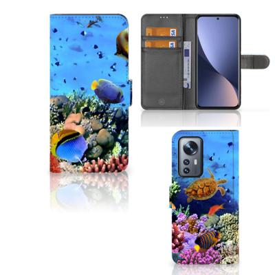 Xiaomi 12 Pro | Telefoonhoesje | Met pasjeshouder | Vissen