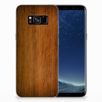 Samsung Galaxy S8 | Bumper Hoesje | Donker Hout