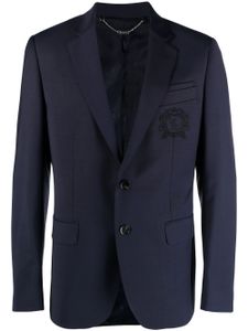 Billionaire blazer à logo brodé - Bleu