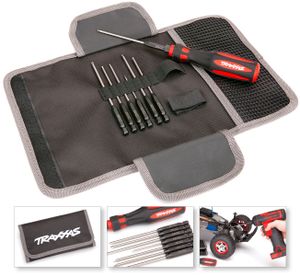 Traxxas Speed Bit Master Set, hex driver, 7-piece straight and ball end