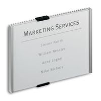 Durable Deur-/infobord | B149xH148,5mm | controlevenster acryl | achterdeel aluminium | 1 stuk - 480223 480223