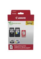 Canon Inktcartridge PG-540/CL-541 Photo Value Pack Origineel 2-pack Zwart, Cyaan, Magenta, Geel 5225B013