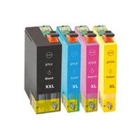 Huismerk Epson 27XL (T2715) Inktcartridges Multipack (zwart + 3 kleuren)