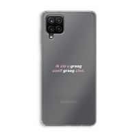 uzelf graag zien: Samsung Galaxy A12 Transparant Hoesje