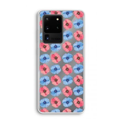 Klaproosjes: Samsung Galaxy S20 Ultra Transparant Hoesje