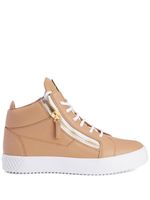 Giuseppe Zanotti baskets Nicki mi-montantes en cuir - Tons neutres