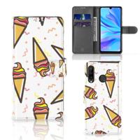 Huawei P30 Lite (2020) | Book Cover | Icecream | Portemonnee hoesje