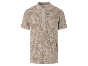 LIVERGY Heren poloshirt (Wit/groen, XL)