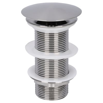 Wastafel Afvoerplug Differnz Always Open 7 cm Mat Chroom