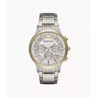 Emporio Armani Heren AR11076 Zilver roestvrij staal Japans quartz dress horloge