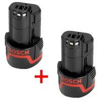 Bosch Blauw 12V Accu (10,8v) 2.0Ah Li-Ion | Duopack - 1600Z00040 - thumbnail