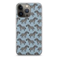 Zebra: iPhone 13 Pro Transparant Hoesje