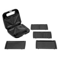 Tosti apparaat JATA JESW2010 Zwart Grijs 750 W