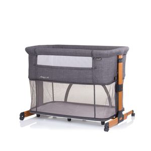 Co-sleeper Mommy &apos;n Me 2 in 1 grijs zwart Chipolino, direct bruikbaar vanaf de geboorte!