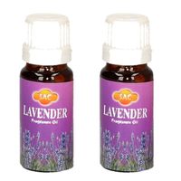 4x stuks geurolie lavendel 10 ml flesje