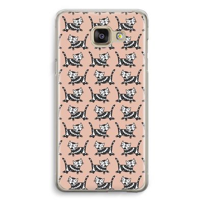 Zwarte poes: Samsung Galaxy A5 (2016) Transparant Hoesje