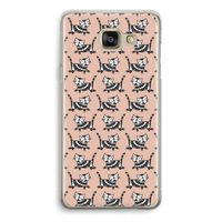 Zwarte poes: Samsung Galaxy A5 (2016) Transparant Hoesje