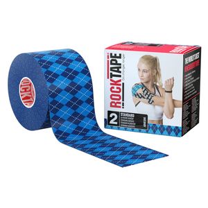 RockTape (5cm x 5m) dessin ruit blauw