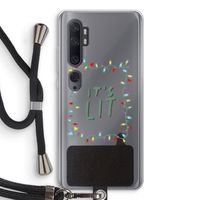 It's Lit: Xiaomi Mi Note 10 Transparant Hoesje met koord