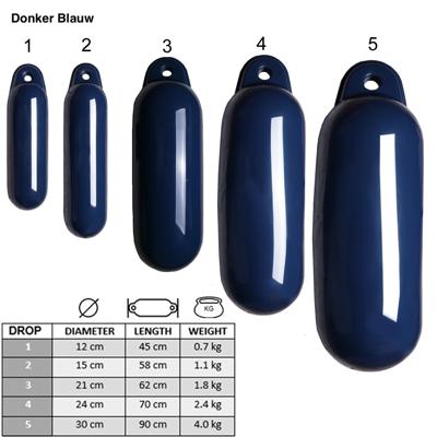 Majoni Drop Fenders Donker Blauw - 15x58cm