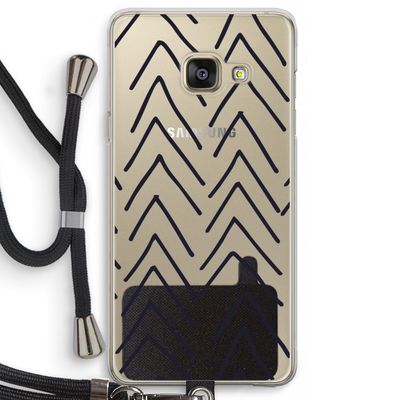 Marrakech Arrows: Samsung Galaxy A3 (2016) Transparant Hoesje met koord