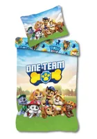 Paw Patrol One Team peuterdekbedovertrek - 100 x 135 cm