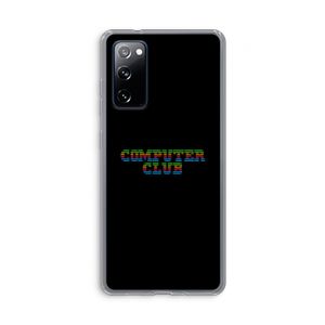 Retro: Samsung Galaxy S20 FE / S20 FE 5G Transparant Hoesje
