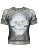 Ottolinger t-shirt à imprimé tête de mort - Bleu - thumbnail