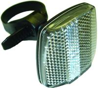 Busch & Muller Voorreflector met schroefbeugel wit