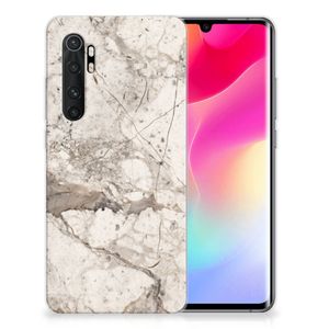 Xiaomi Mi Note 10 Lite TPU Siliconen Hoesje Marmer Beige