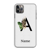 Charcoal Flora: iPhone 11 Pro Max Tough Case