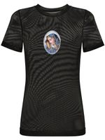 Dolce & Gabbana t-shirt Madonna 1998 en résille - Noir - thumbnail