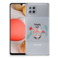 Samsung Galaxy A42 Telefoonhoesje met Naam Boho Summer - thumbnail