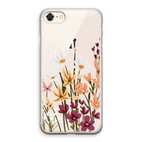 Painted wildflowers: iPhone 8 Transparant Hoesje