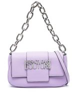 Versace Jeans Couture sac porté épaule à plaque logo - Violet