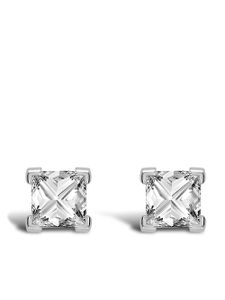 Pragnell boucles d'oreilles RockChic en or blanc 18ct à diamants - Argent