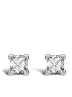 Pragnell boucles d'oreilles RockChic en or blanc 18ct à diamants - Argent