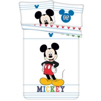 Disney Mickey Mouse BABY Dekbedovertrek Smile - 100 x 135 cm - Katoen - thumbnail