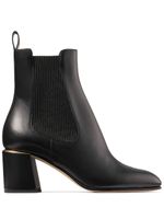 Jimmy Choo bottines Thessaly 65 mm en cuir - Noir