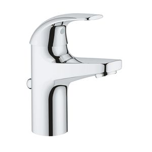 Grohe QuickFix Start Curve wastafelkraan met trekwaste chroom