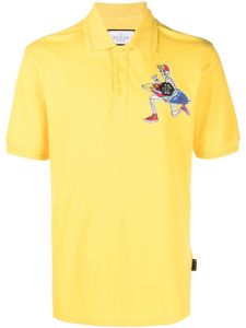 Philipp Plein polo à imprimé graphique - Jaune