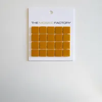 The Mosaic Factory Amsterdam Mozaiek Tegel Vierkant - Oranje Glas Basic 322x322 mm